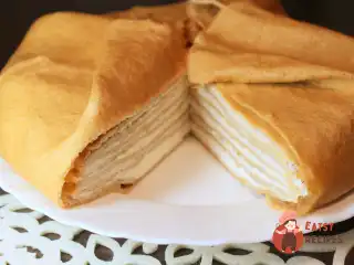 Млинець з сирним кремом