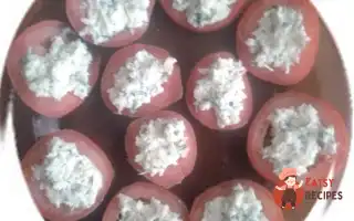 Закуска З Помідорів З Сиром Та Часником