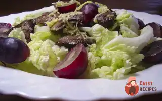 Теплий Салат З Курячою Печінкою