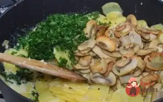 Картопля З Грибами У Вершках