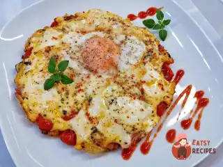 Шинка з помідорами та сиром чеддер