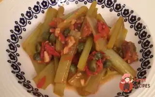 Цикорій, Тушкований З Помідорами Та Часником