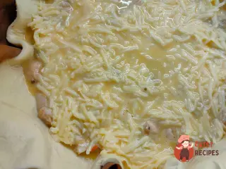 Крок 17: Пиріг із куркою та баклажаном