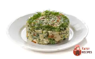 Класичний Олів'є З Куркою Та Свіжі Огірки