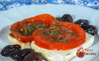 Бринза, Запечена З Помідорами (Саганакі)