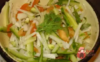 Салат Із Редьки З Овочами