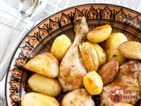 Курка з айвою, імбиром та шафраном