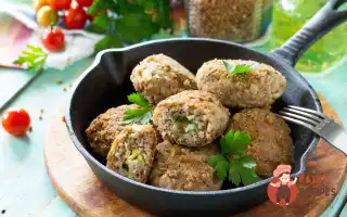 Зрази З Гречки Із Зеленою Цибулею Та Яйцем