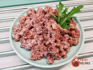 Яловичий фарш з маскарпоне