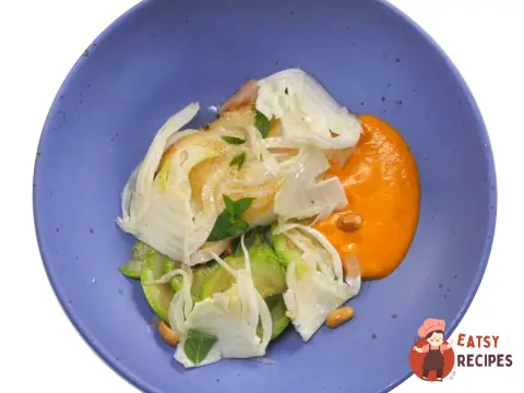 Палтус з кабачками та хрустким фенхелем