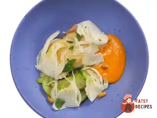 Палтус з кабачками та хрустким фенхелем