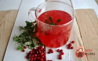 Напій З Листя Та Ягід Брусниці
