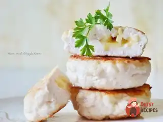 Курячі котлетки із сиром вівсянкою