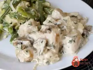 Яловичина під сирним соусом