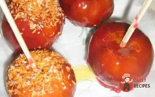 Яблука На Паличках У Карамелі