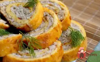 Курячий Рулет Із Омлетом
