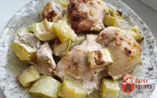 Філе Курячого Стегна З Кабачками