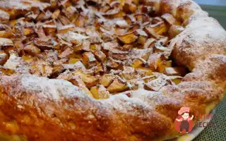 Пиріг З Яблуками Та Корицею На Пісному Тісті