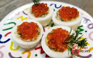 Яйця, Фаршировані Ікрою Та Зеленню