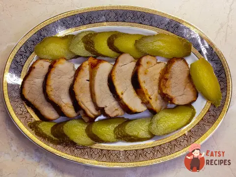 Свиняча вирізка в апельсиновому маринаді, запечена в духовці