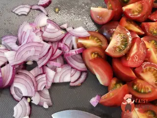 Крок 7: Теплий салат із запеченою редькою