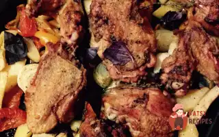 Печеня З Курки З Овочами