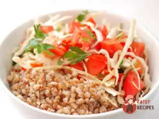 Каша гречана з брюквою