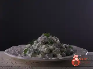 Різдвяний картопляний салат