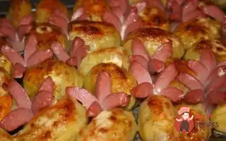 Картопля Запечена З Сосисками