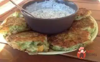 Оладки З Кабачків Зі Сметанно-Чесночним Соусом
