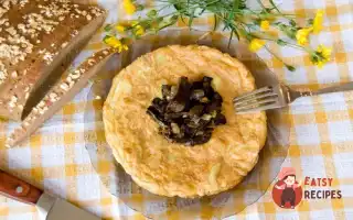 Омлет Із Грибами, Цибулею Та Зеленню