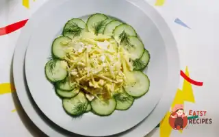 Огірковий Салат З Кропом Та Фетою