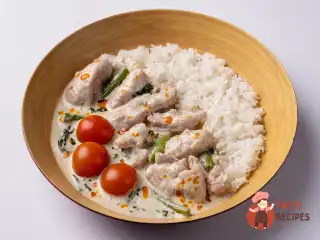 Зелене каррі з курчам