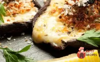 Гриби, Фаршировані Рікоттою, Фетою Та Шпинатом, Під Скоринкою З Пармезану