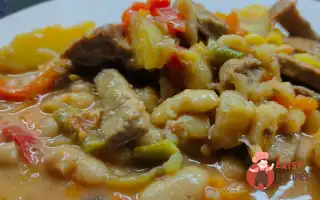 Рагу З Яловичини З Домашніми Овочами Та Білою Квасолею