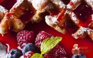 Різдвяні Вафлі З Чорницею.