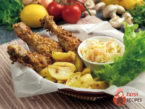 Курячі ніжки в сухарях із зеленню