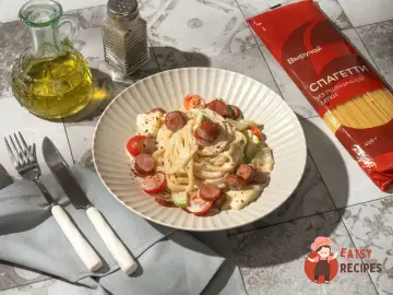 Вершкова паста з черрі та ковбасками