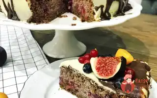 Святковий торт «П'яна вишня»