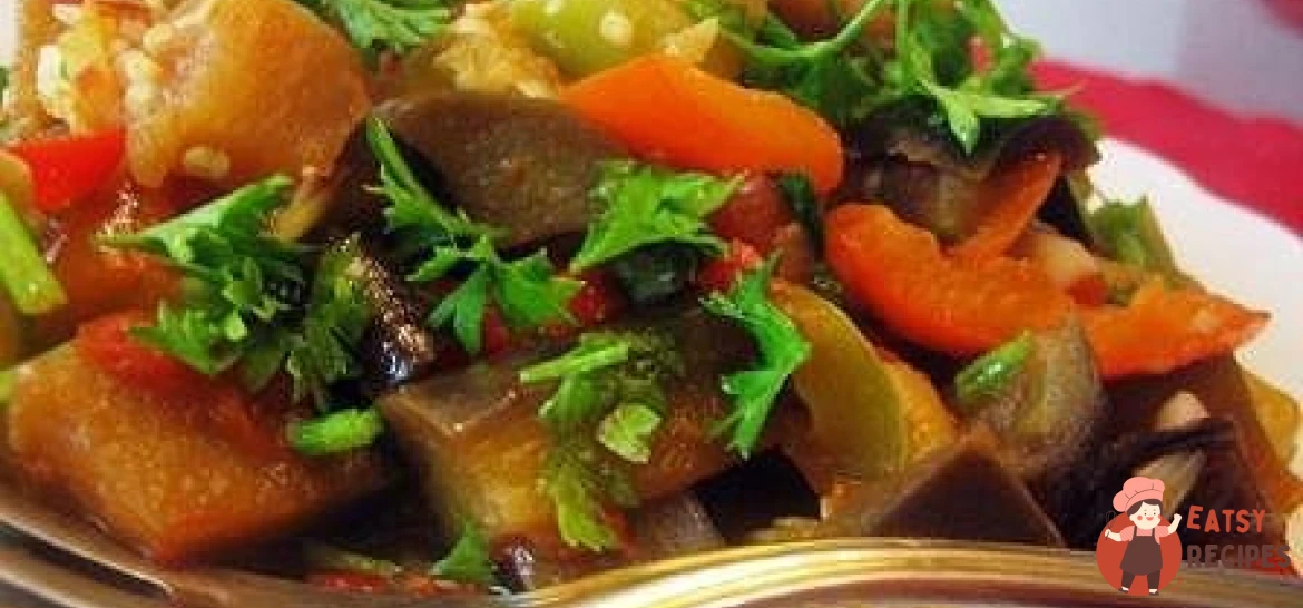 Тушкована кольрабі з яловичиною