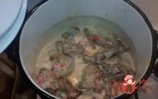 Кролик, Тушкований У Сметанному Соусі