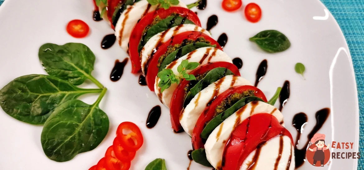 Капрезі зі шпинатом