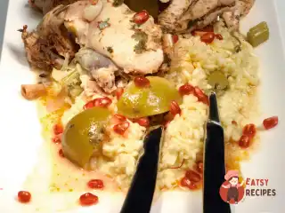 Курка в білому вині в тайському стилі