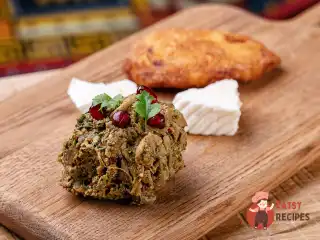 Тхали з печених баклажанів
