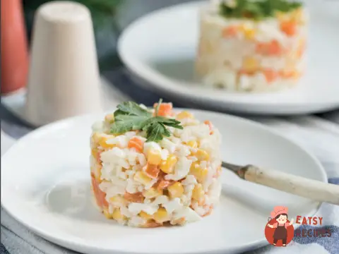 Веганський крабовий салат