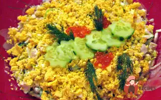 Салат З Кальмарами Та Цибулею-Пореєм