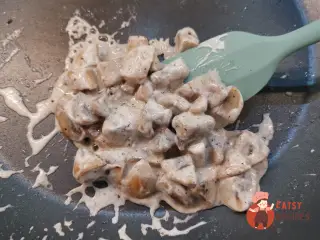 Крок 8: Тарталетки з грибами та сиром