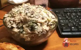 Салат З Куркою, Грибами Та Маринованими Огірками