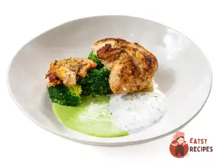 Курча з соусом Парментье