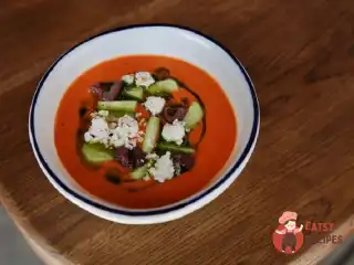 Грецький томатний суп із фетою